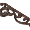 Fallen Fruits BPH28 Small Cast Iron Hanging Basket Hook - Brown