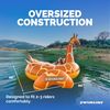 SWIMLINE ORIGINAL 90710 Giant Inflatable Giraffe Pool Float Floatie Ride-On Lounge W/ Stable Legs Wings Large Rideable Blow Up Summer Beach Swimming Party Lounge Big Raft Tube Decoration Toys Kids