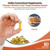 Omega 3 Fish Oil, Boost Immunity System & Helps Joint Flexibility - 120 Softgel