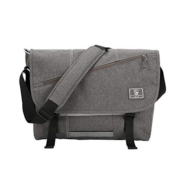 OIWAS Messenger Bag for Women - Canvas 15.6 Inch Laptop Satchel Computer Briefcase Mens Crossbody Bag School Backpack