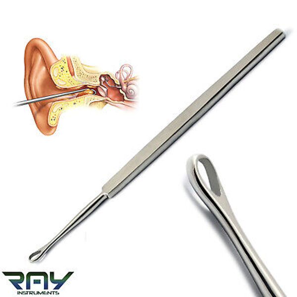 Medical Ear Cleaner Loop Billeau Ear Wax Remover Ear Pick Curette Skin Care New