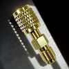 Refrigerant Tank Thread Adapter | Refrigerant Hose Adapter - Quick Connect Precise Reverse Fitting, 1/4 Inch Connector for Split Air Conditioner
