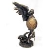 Archangel Saint Michael Statue Real Bronze Powder Cast Sculpture 12 ½-inch