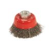 65mm Steel Crimp Cup - M14 X 2 Thread - Paint, Rust Removal - Angle Grinder