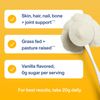 Vanilla Collagen Peptides Supplements 14 Servings Bioavailable Zero Sugar