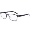 EYEGUARD Readers Metal Deluxe Rectangular Reading Glasses for Men 2.25