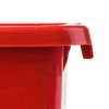 PAFEN Set of 100 x Stacking Boxes NP4 Red Storage Boxes Sorting Boxes