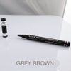 Grey Brown MAKKI SEMI PERMANENT EYEBROW COLOUR PEN LONG STAY SOFT SLANTED TIP COLOURS & SHAPES THE EYE BROWS