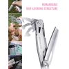 FantastiCAR 14 in 1 Multitool Pliers, Versatile Pocket Knife with Scissors, Knife Blade, Screwdriver, Bottle Opener, and Ideal for House or Camping Essentials, Holiday Gift Packaged (Pink)