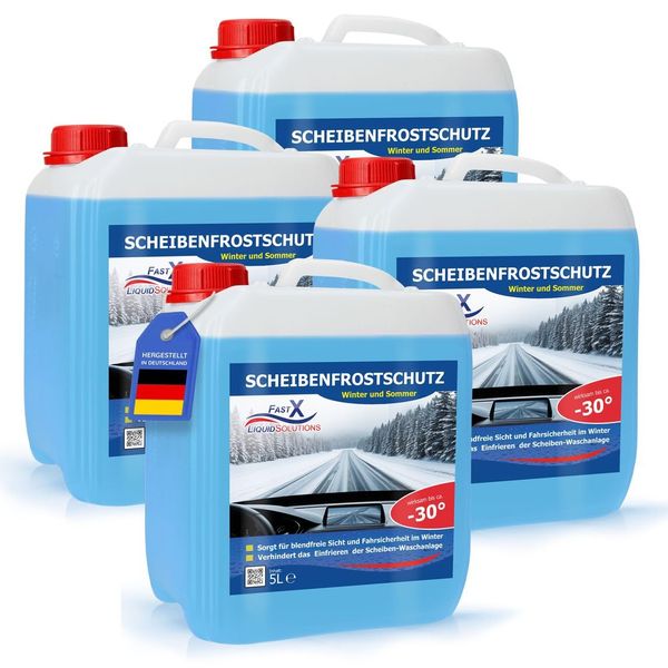 Paintsystems Refinish Colours, windscreen cleaner, antifreeze, 4 x 5 l, up to -60 °C