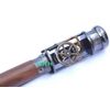 Walking Cane Stick With Decorative Steam Engine Model