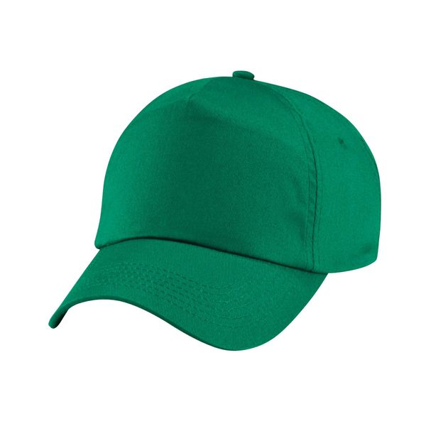 Beechfield Unisex B010.KEL 5-Panel Cap - Black, One Size