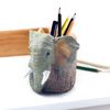 ornerx 4" Pencil Holder Cute Elephant Desk Accessories