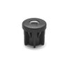 ELESA plug-in socket for round pipes, outer diameter 48.3 mm, inner diameter 44.3 mm, thread M12
