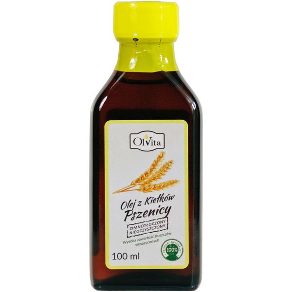 Wheat Germ Oil, cold-pressed and crude Ol’Vita, 100 ml and 250 ml (100 ml)