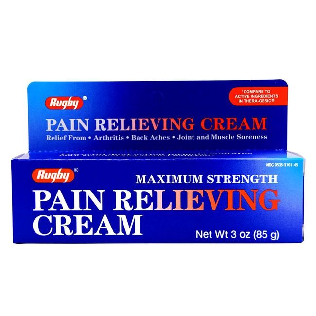 Rugby Maximum Strength Pain Relieving Cream - 3 oz | Thera-Gesic Creme