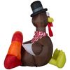 Gemmy Airblown Inflatable Original Turkey - Indoor Outdoor Holiday Decoration, 6-Foot Tall