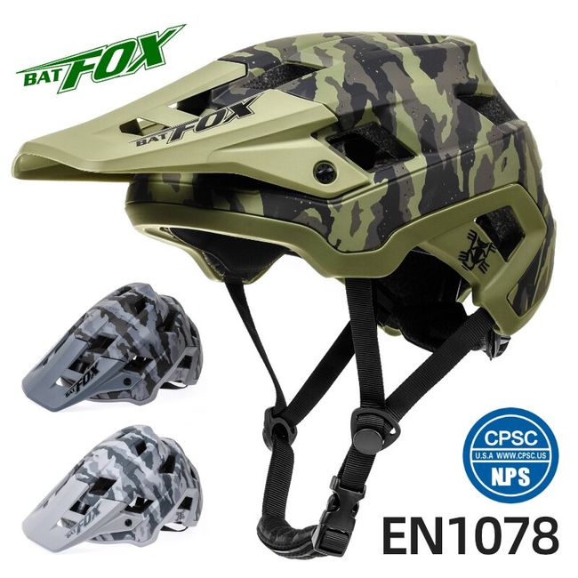BAT FOX Men MTB Bicycle Helmet Bike Safely Cap Ultra-lightweight Mountain  Road Cycling Sports Riding Helmets capacete ciclismo