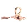 24mm Copper Bronze Decking Rope Eye Plate. Rope Post Fitting Rope End Fixing