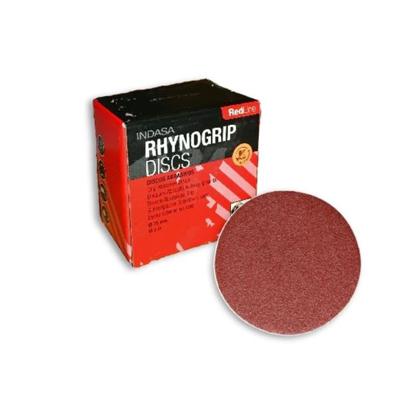 Indasa 3" Rhynogrip Redline Solid Sanding Discs, 320 Series 1200