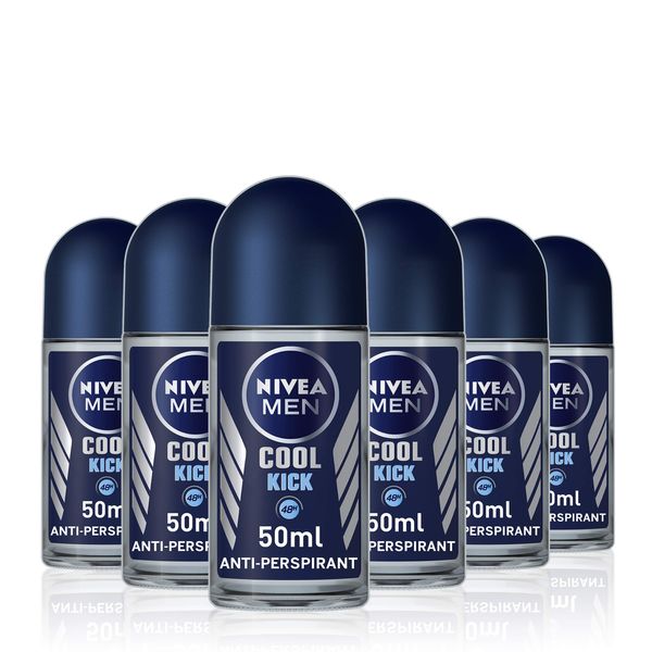 Nivea Men Cool Kick 48 Hours Anti-Perspirant Deodorant Roll On 50 ml - by Nivea