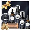 Beard Growth Kit - 7 Pcs Beard Care Kit for Men,Beard Oil&Growth.