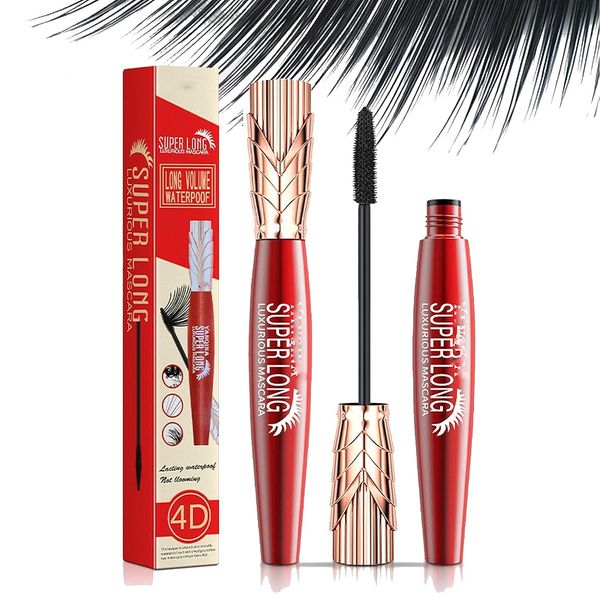 Yanquina Mascara, 4D Long Curling Mascara, 4D Stereo Lengthening Mascara, 4D Waterproof And Sweat Proof Mascara, Instant Volumizing Mascara