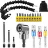 20Pcs Drill Bit Holder Flexible Drill Bit Extension Set Hex Shank Socket Adapter