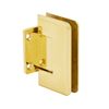 Polished Brass Pinnacle 074 Series Wall Mount Short Back Plate Hinge