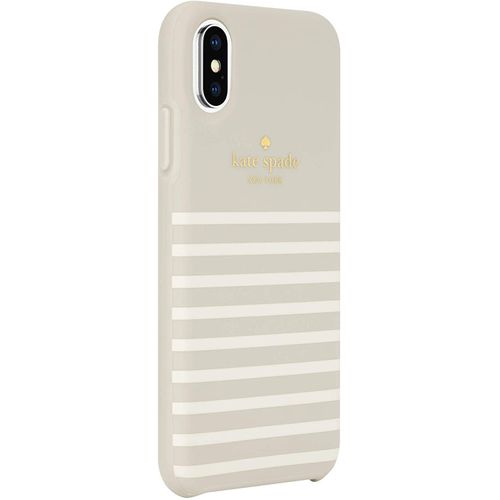 Kate Spade Apple iPhone X and iPhone XS grey Cream