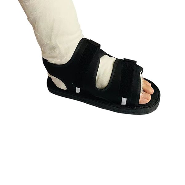 NICEYEA Post-op Shoe for Broken Foot or Toe Walking Shoe Cast Boot Stress Brace Sandal with Adjustable Strap Left or Right Foot