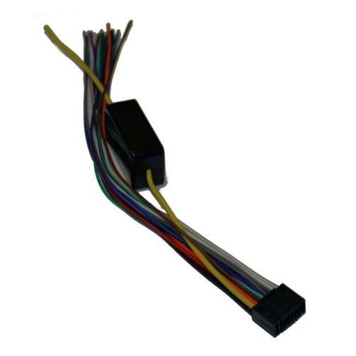 IMC Audio Phase Linear Wire Harness UV7, UV7I, UV8, UV8I, UV9I, UV10 - Black, Modern Style, Flat Ribbon Cable, 3.5mm Jack, Audio Equipment