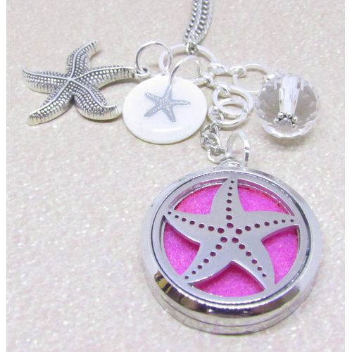 Starfish Rear View Mirror Car Charm | Essential Oil Diffuser | Beach Car Accessories for Women