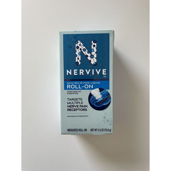 Nervive Nerve Care Pain Relieving Roll On, Fast Acting, Topical Pain Relief