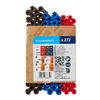 272 x Assorted Genuine Uno Rawl Plugs Universal Wall Expansion Screw Fixings, Multicolor