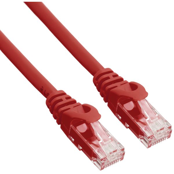 GREEN HOUSE GH-CBE6-5MR Category 6 LAN Cable, 5m Red