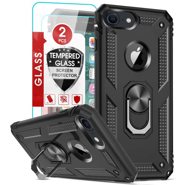 LeYi Case for iPhone 7/8 Case, iPhone 6/6S Mobile Phone Cover with HD Screen Protector