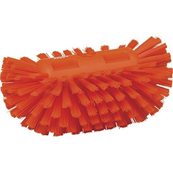 Vikan, Orange Brush,Tank,Stiff,5.5",PP/PBT, 7037