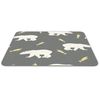 Polar Bear Shooting Stars Print Pattern PC Computer Rectangle Mouse Mat Pad
