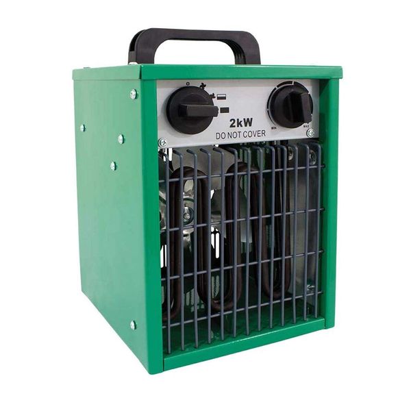 gardeners corner Hydroponics 2kw Indoor Greenhouse Heater & Fan Quiet UK