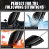 Passenger Side Black Mirror Cover Cap Housing Compatible with Ford Edge 2015-2020 without Side Assistent Hole Model, Direct Replacement