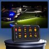   MICTUNING P1s RGB 8 Gang Switch Panel, Toggle Momentary Strobe Pulsed Switch 