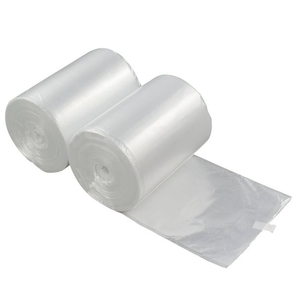 Yubine 8 Gallon Medium Trash Bags, Clear, 2 Rolls/220 Counts