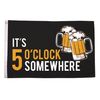 Flagtex It's 5 O'Clock Somewhere Beer Small Flag