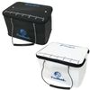 FUN TOOL Folding Backer with Lid, 14.2 inches (36 cm), White/Blue