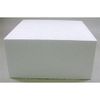 Oasis Supply Dummy Square Cake, 16" x 16" x 3", White