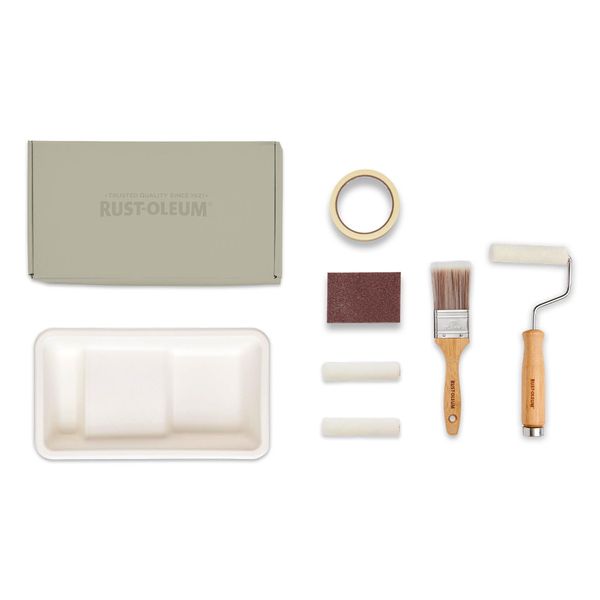 Rust-Oleum Ready to Roll - Eco Paint Kit (Small) - Kitchen Tile Matt Restful Neutrals