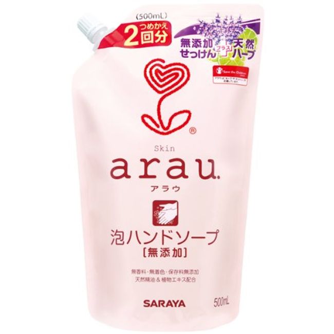 arau. Arau foam hand soap refill 500ml [hand wash]