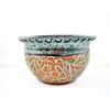 Handmade pottery earring holder, by Ning's Pottery (Green)