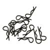 Traxxas Body Clips (Black) (12) [TRA1834A]